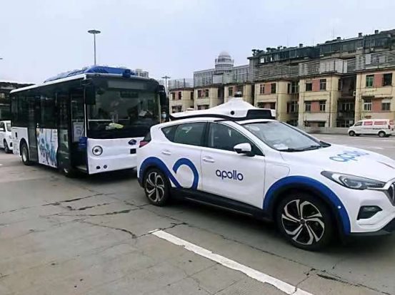 廣州荔灣實現抗疫物資實現無人配送，百度自動駕駛車隊集結上陣