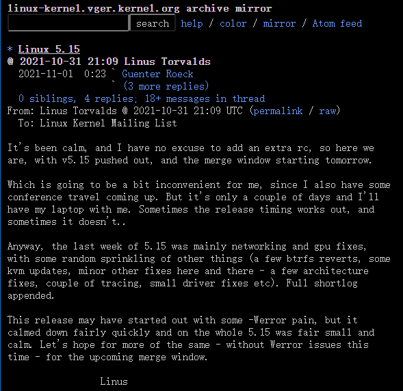 Linux 5.15 發布：增加對英特爾 DG2 獨顯的初步支持，采用新 NTFS 文件系統