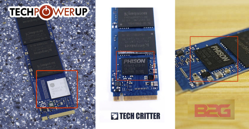 外媒曝光：金士頓 NV1 固態(tài)硬盤(pán)混用主控芯片、QLC / TLC 閃存