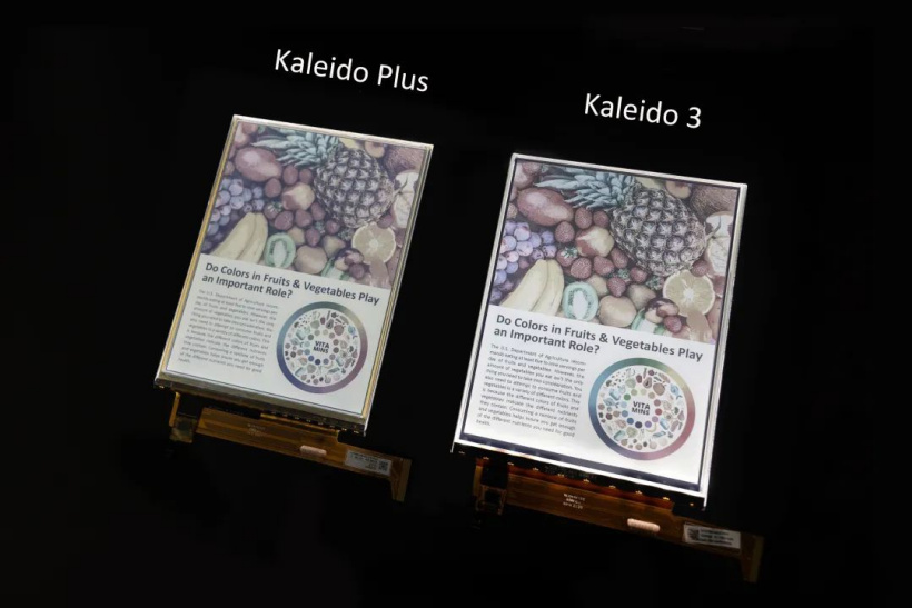 E Ink 發布新一代 Kaleido 3 彩色印刷電子紙:16 灰階 / 4096 色,色彩飽和度提升 30%