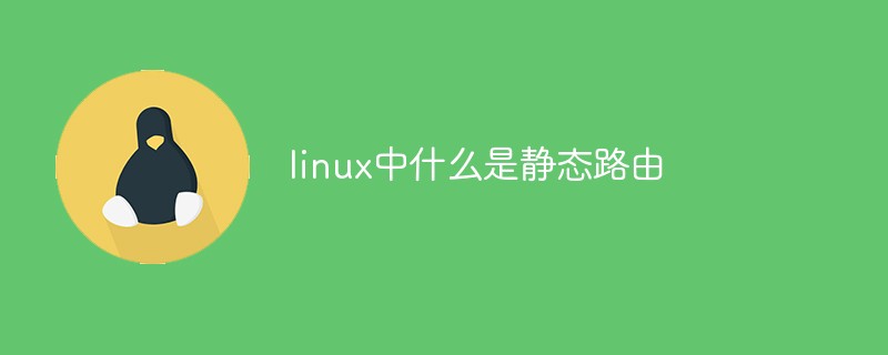 linux中什么是靜態(tài)路由