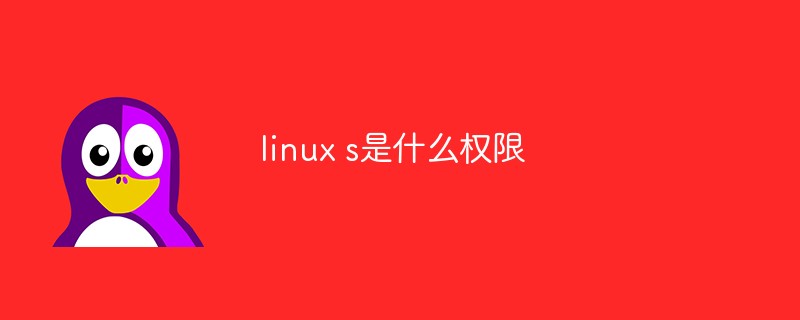 linux s是什么權限