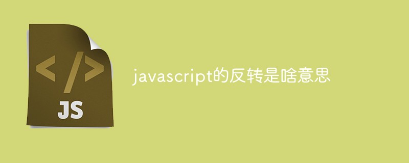 javascript的反轉(zhuǎn)是啥意思