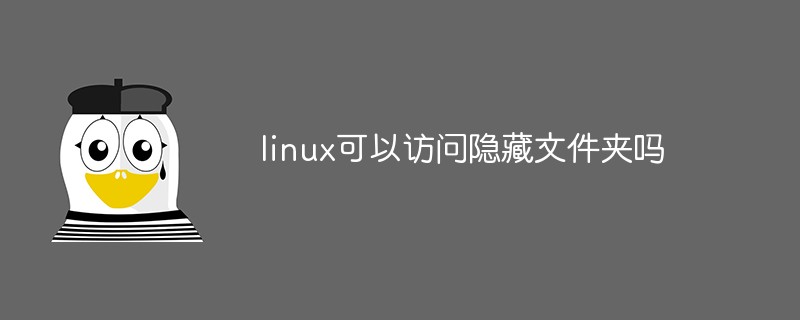 linux可以訪問隱藏文件夾嗎