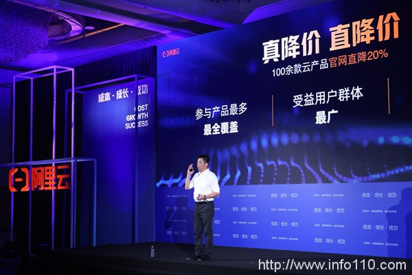 史上最大力度！阿里云100多款產品官網直降20%