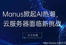Manus掀起AI熱潮,云服務器面臨新挑戰-站長資訊網
